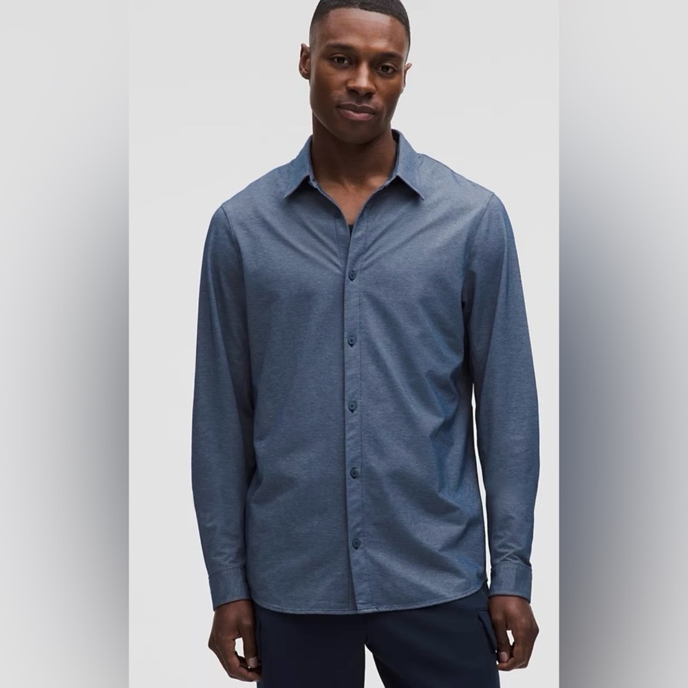 Men’s Lululemon - Commission Long-Sleeve Shirt - Size XL